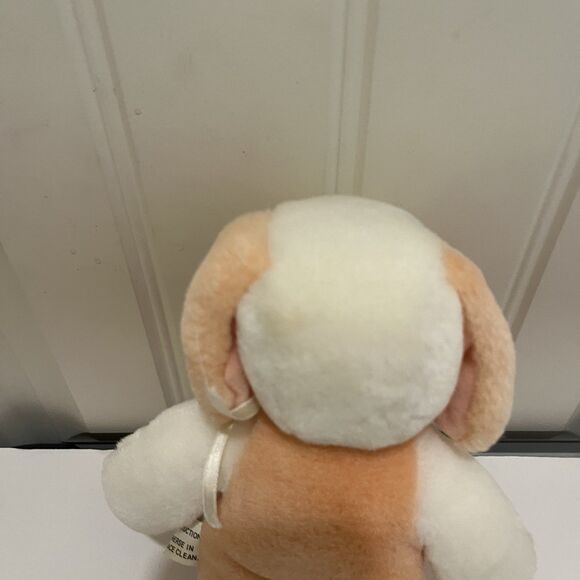 Snoopy 1968 Vintage Peach Tan Pink Plush 8" Stuffed Animal Dog Toy Peanuts - Picture 6 of 10